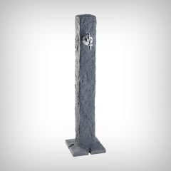 Cismea curte, tip stalp, aspect granit inchis