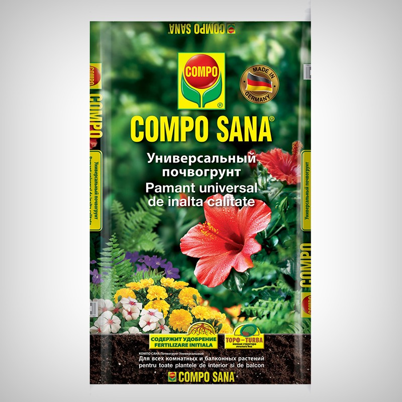 Pamant universal COMPO SANA 10L - Gardenpedia