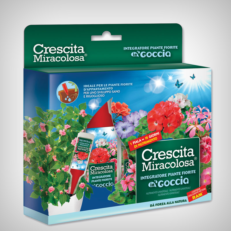 Fertilizant Crescita Miracolosa GOCCE pentru plante cu flori Fertilizant Crescita Miracolosa GOCCE pentru plante cu flori