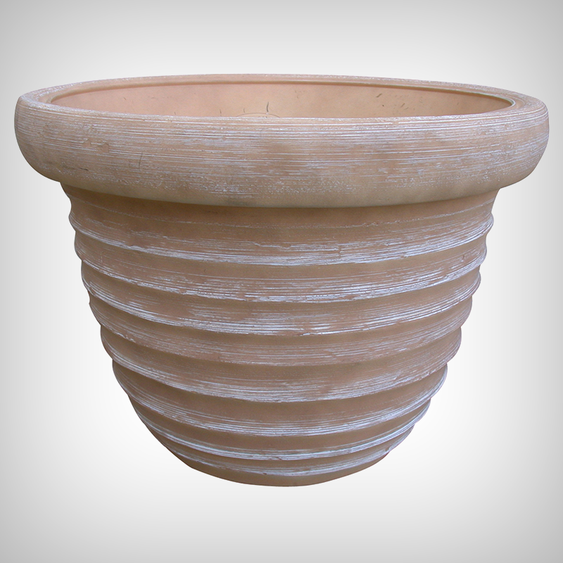 Ghiveci rotund SANTORIN 40cm teracota spatulata Ghiveci rotund SANTORIN 40cm teracota spatulata
