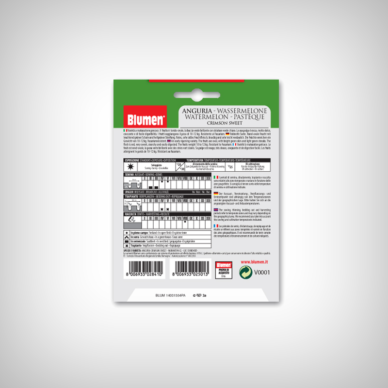 Seminte Pepene verde CRIMSON SWEET - 2 | YEO