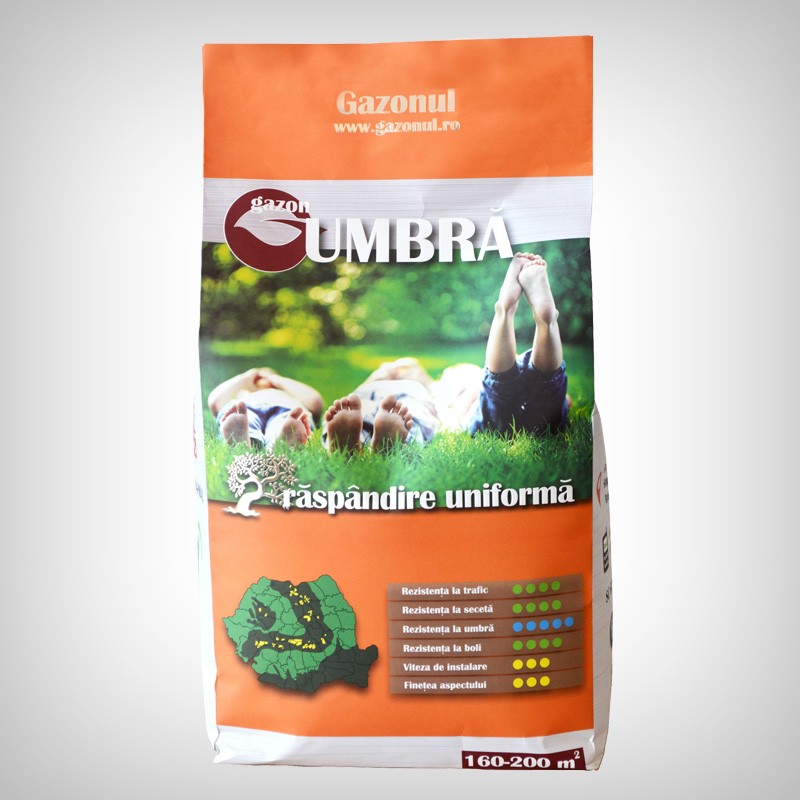 Seminte de gazon pentru zone cu umbra, 4 kg