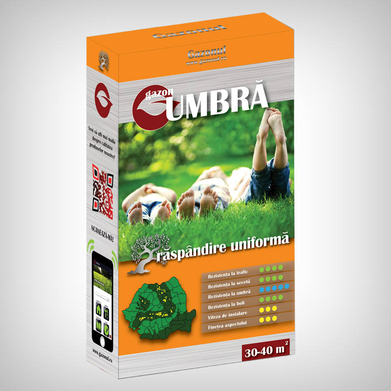 Seminte de gazon pentru zone cu umbra, 750 g Seminte de gazon pentru zone cu umbra, 750 g